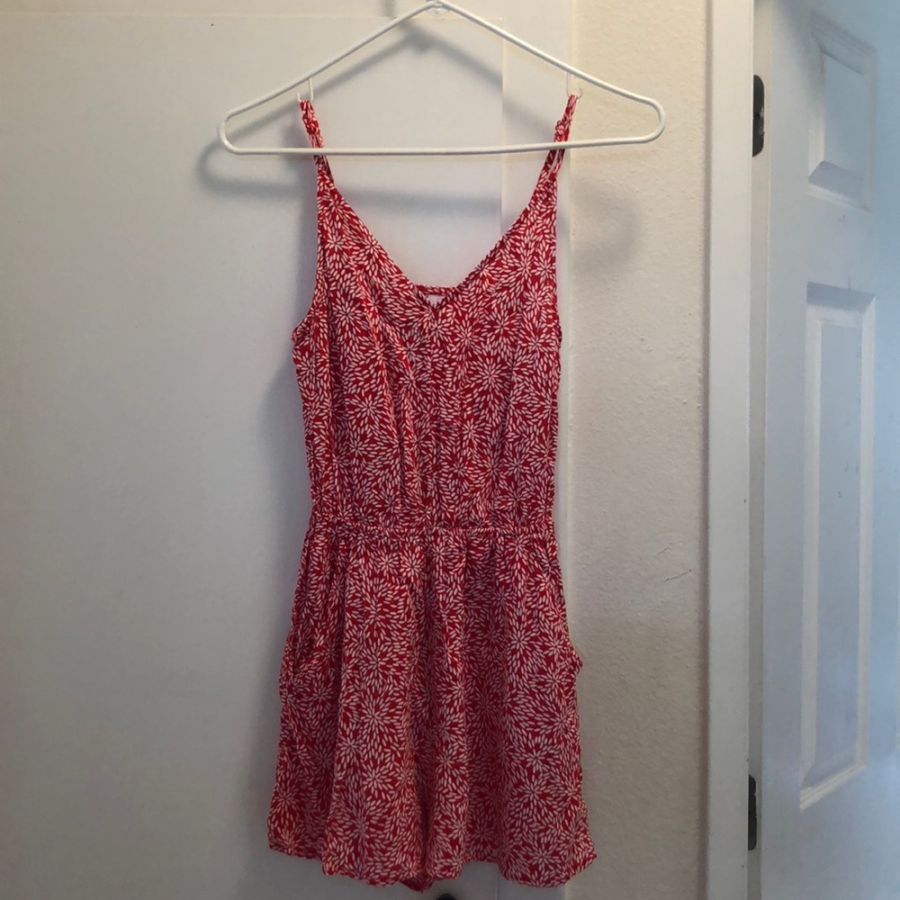 V neck romper